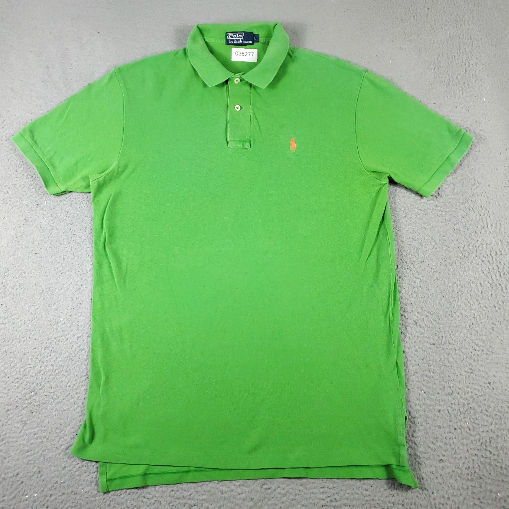 Ralph Lauren Ralph Lauren Polo Shirt Men L Green Cotton Short Sleeve Logo Regular Fit Shirt Mens Size US L / EU 52-54 / 3 - 3 Thumbnail