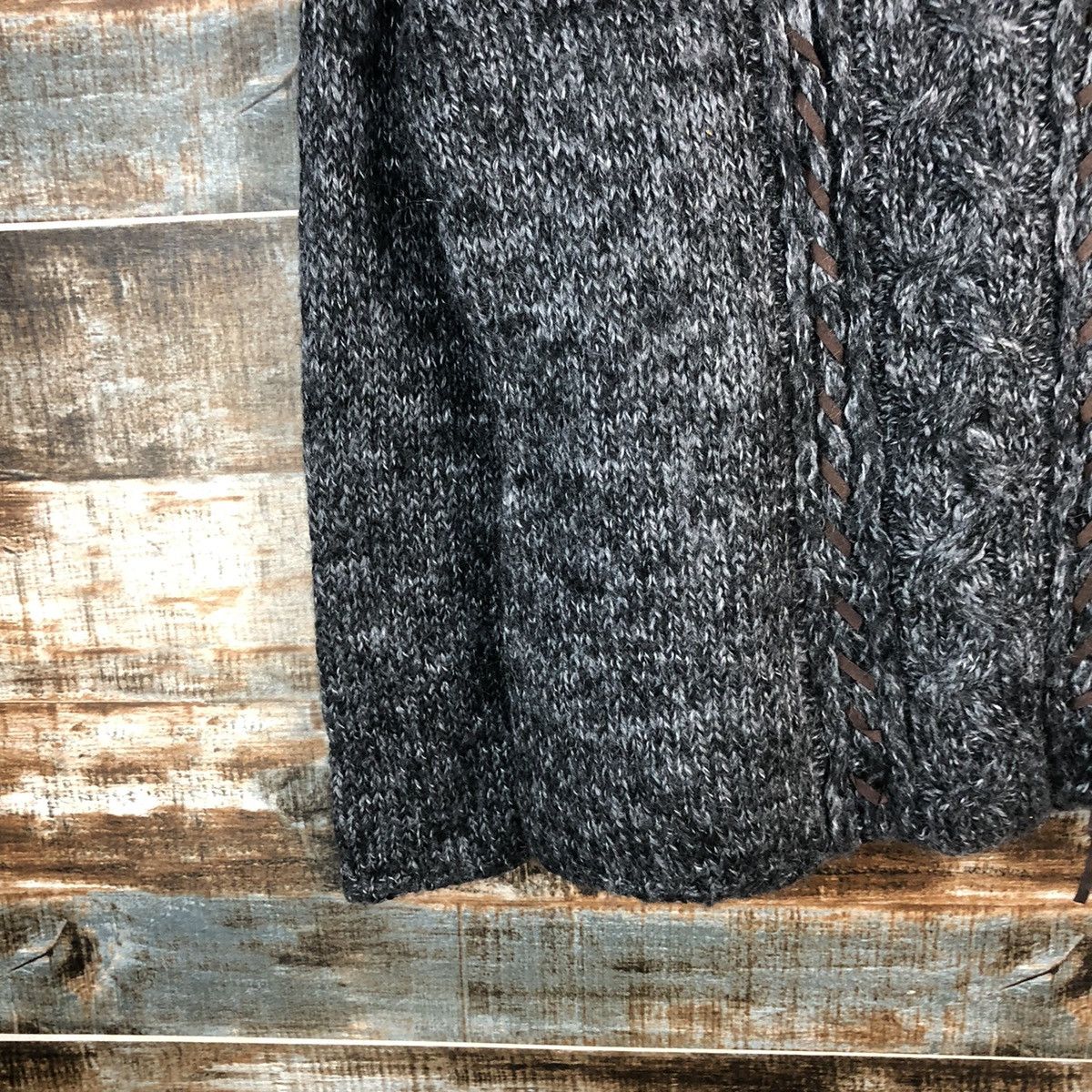 Homespun Knitwear Japanese Brand Grey mohair vintage Knitwear #A1768 Size US M / EU 48-50 / 2 - 7 Thumbnail