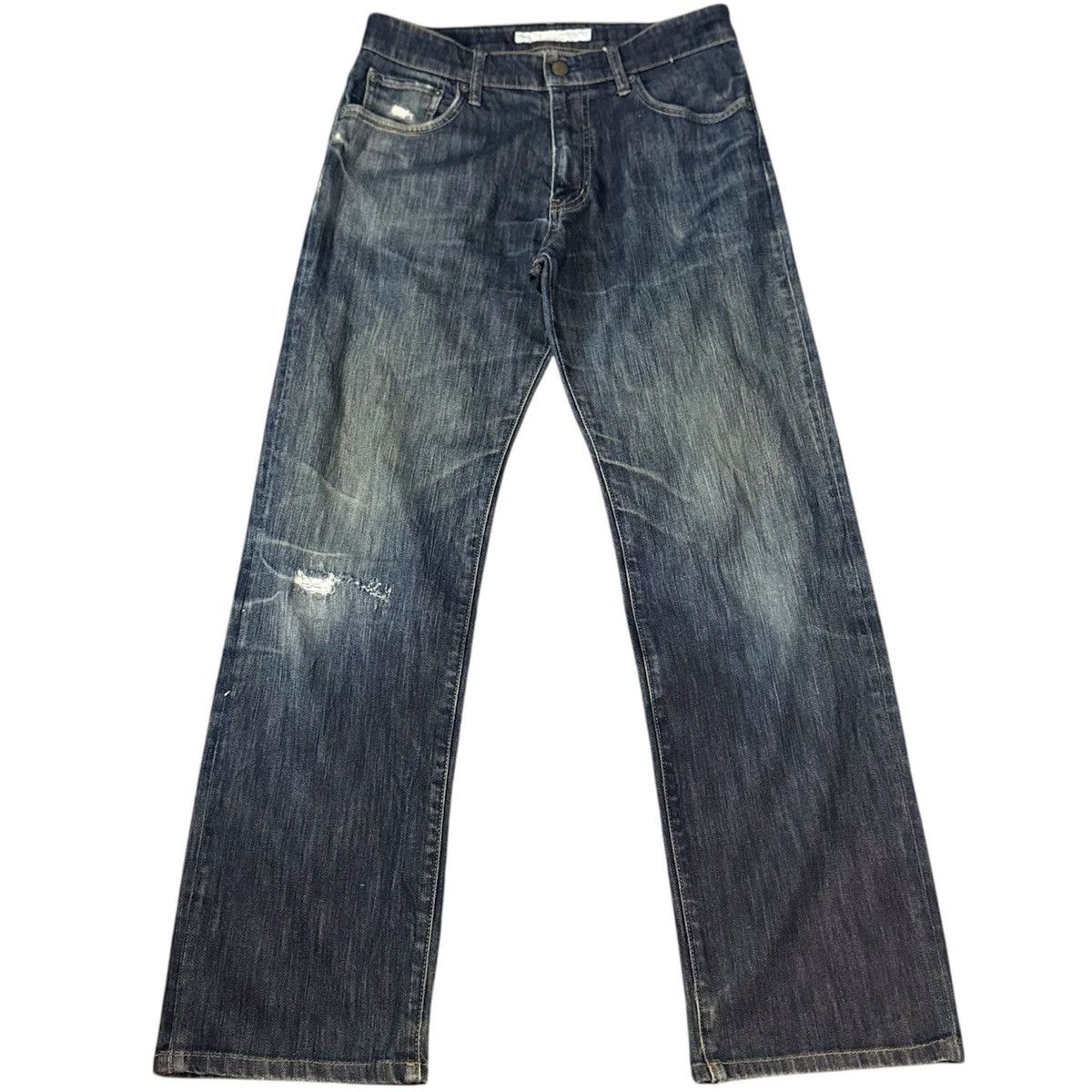 Undercover × Uniqlo Vintage Japanese Uniqlo Distressed Denim Archive Streetwear Size US 31 - 2 Thumbnail