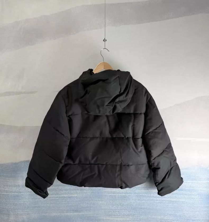 Loewe LOEWE Black leather zipper bread down jacket Size XS / US 0-2 / IT 36-38 - 2 Thumbnail
