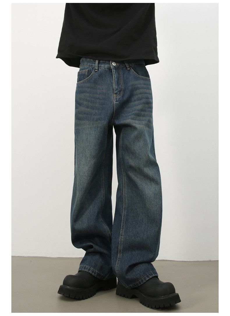 Japanese Brand × Jean Men's blue American loose straight jeans Size US 32 / EU 48 - 2 Thumbnail