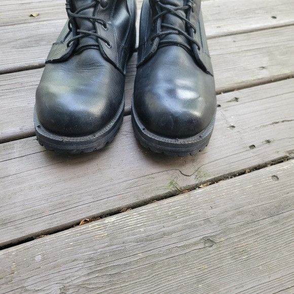 Belleville Vintage 90s Belleville Military Issue Black Leather Goretex Size US 11 / EU 44 - 7 Thumbnail