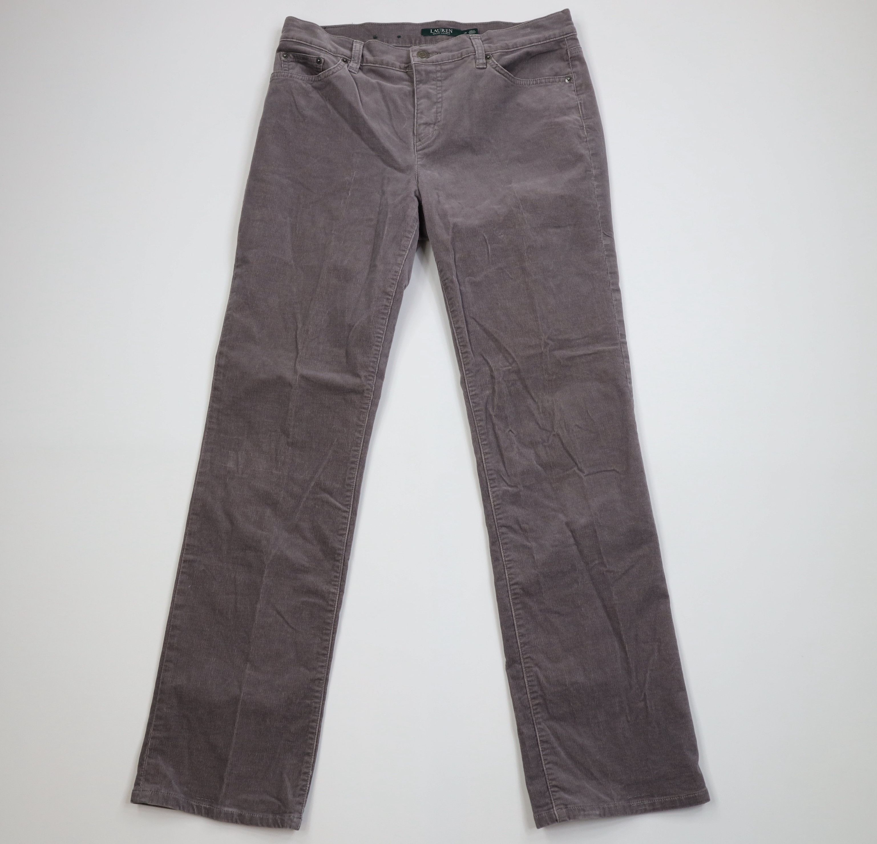 Ralph Lauren Vintage Y2K Ralph Lauren Corduroy Straight Leg Pants Size 32" / US 10 / IT 46 - 1 Thumbnail