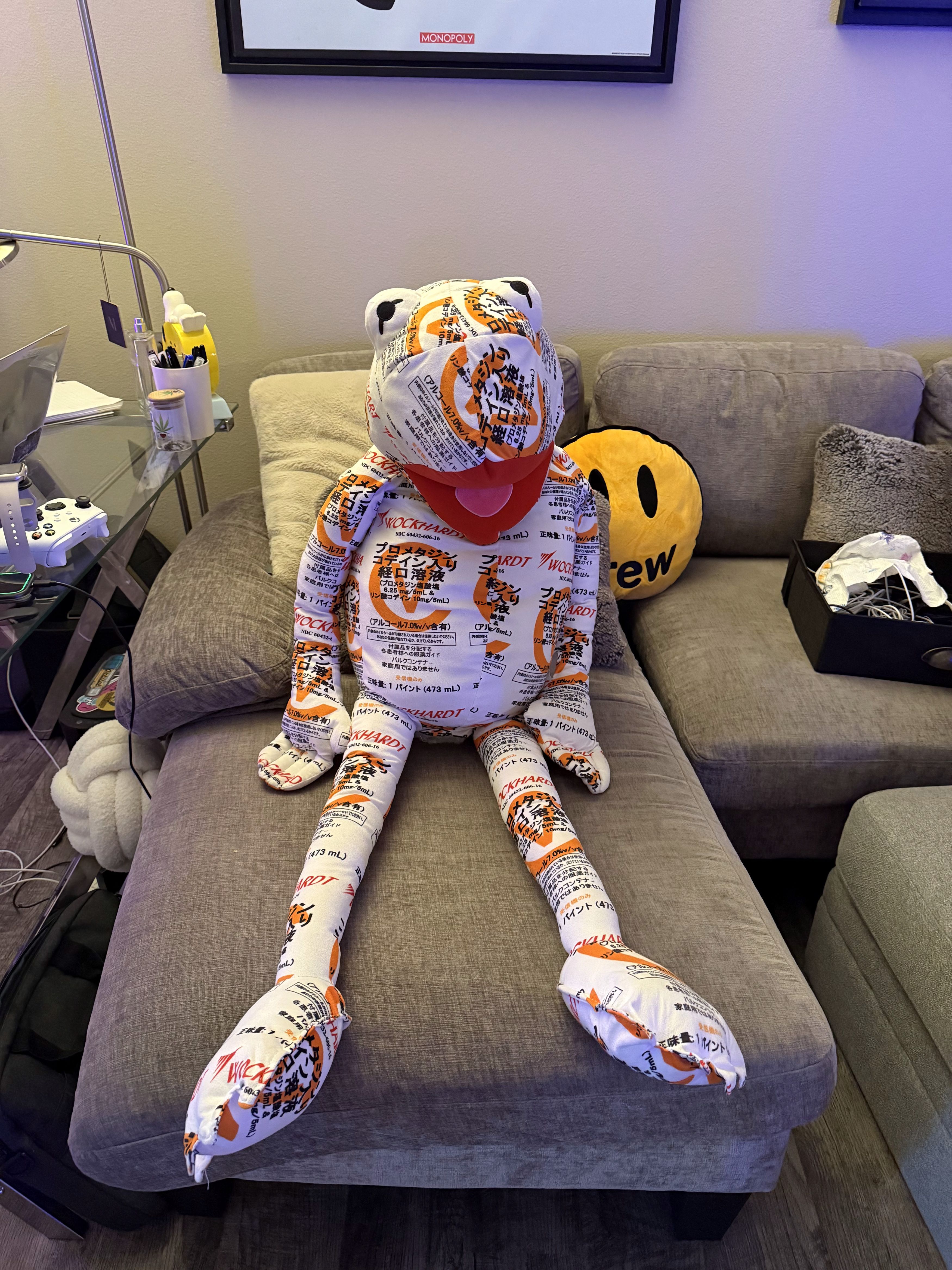 Other Aphex Twin Donkey Rhubarb Bear Orange | Grailed