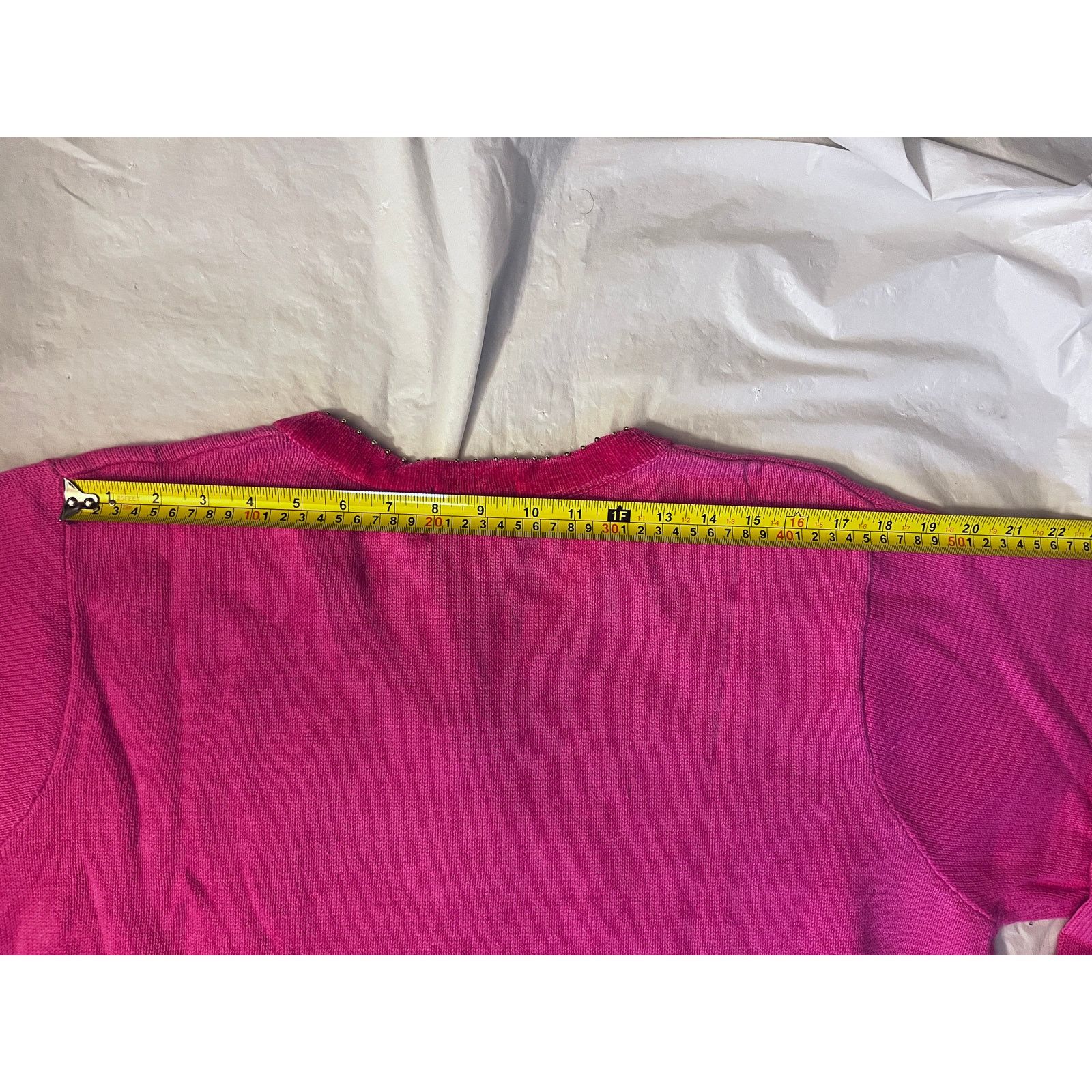 Other Vintage Quacker Factory Pink Snowman V-Neck Sweater - 1X Size XL / US 12-14 / IT 48-50 - 8 Thumbnail