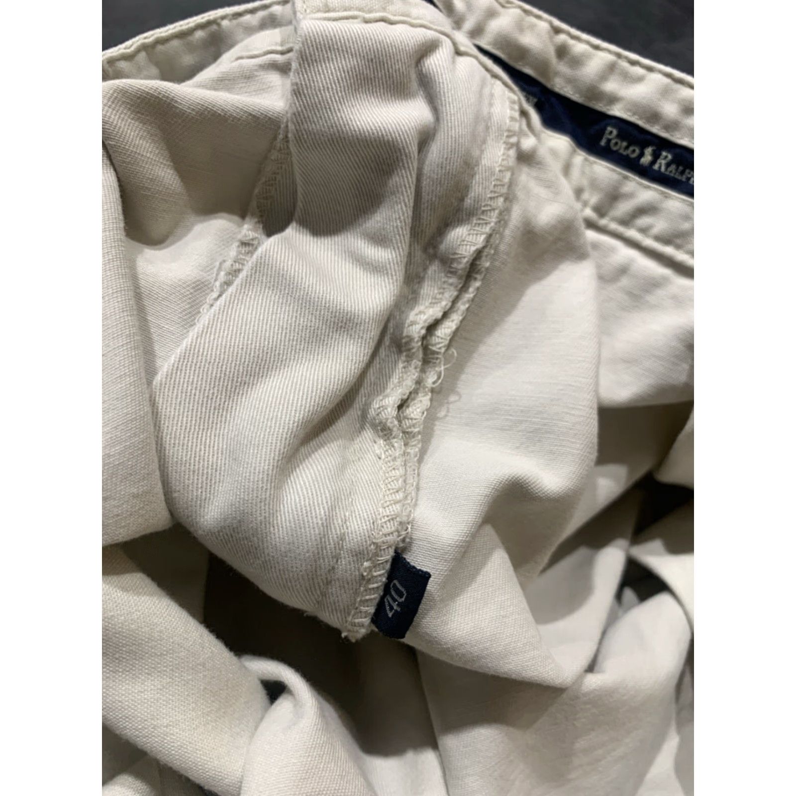 Polo Ralph Lauren VINTAGE Polo Ralph Lauren Men Shorts Size 40 Casual Chino Pleated Khaki Tan 90s City Style Size US L / EU 52-54 / 3 - 6 Thumbnail