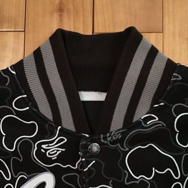 Bape BAPE Neon camo sweat varsity jacket a bathing ape NIGO Size US M / EU 48-50 / 2 - 4 Thumbnail