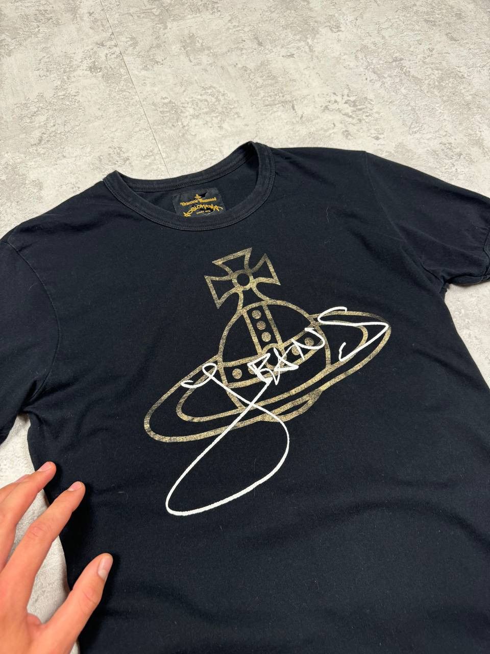 Vintage × Vivienne Westwood Vivienne Westwood T-Shirt Big Logo Size M / US 6-8 / IT 42-44 - 4 Thumbnail