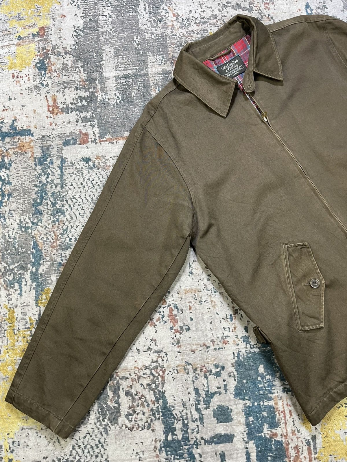 Japanese Brand Unlimited Ability Half Belted Zip Up Jacket Size US M / EU 48-50 / 2 - 4 Thumbnail