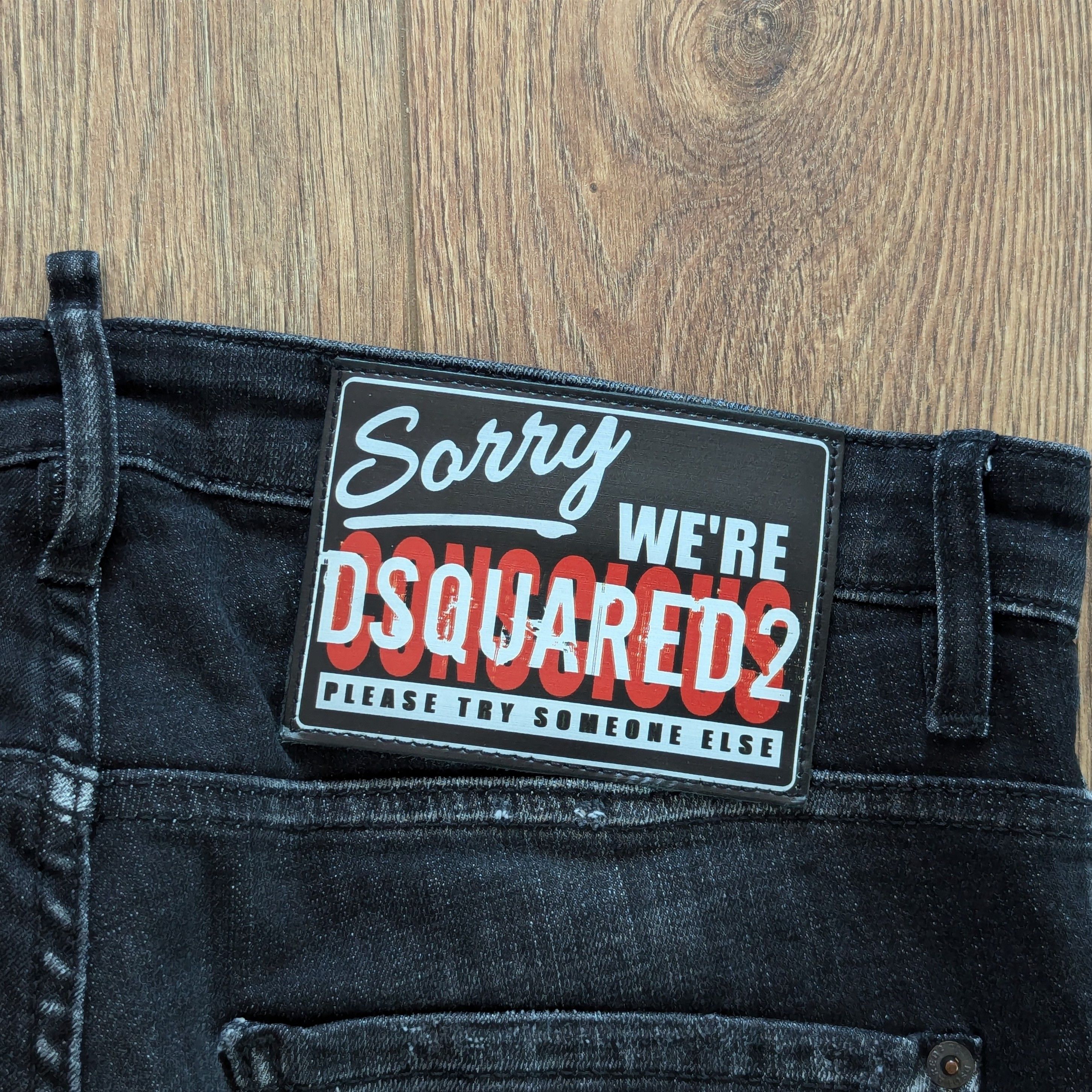 Dsquared2 Dsquared2 Skater Jean 46 Black Made In Italy Luxury Brand Size US 30 / EU 46 - 18 Thumbnail