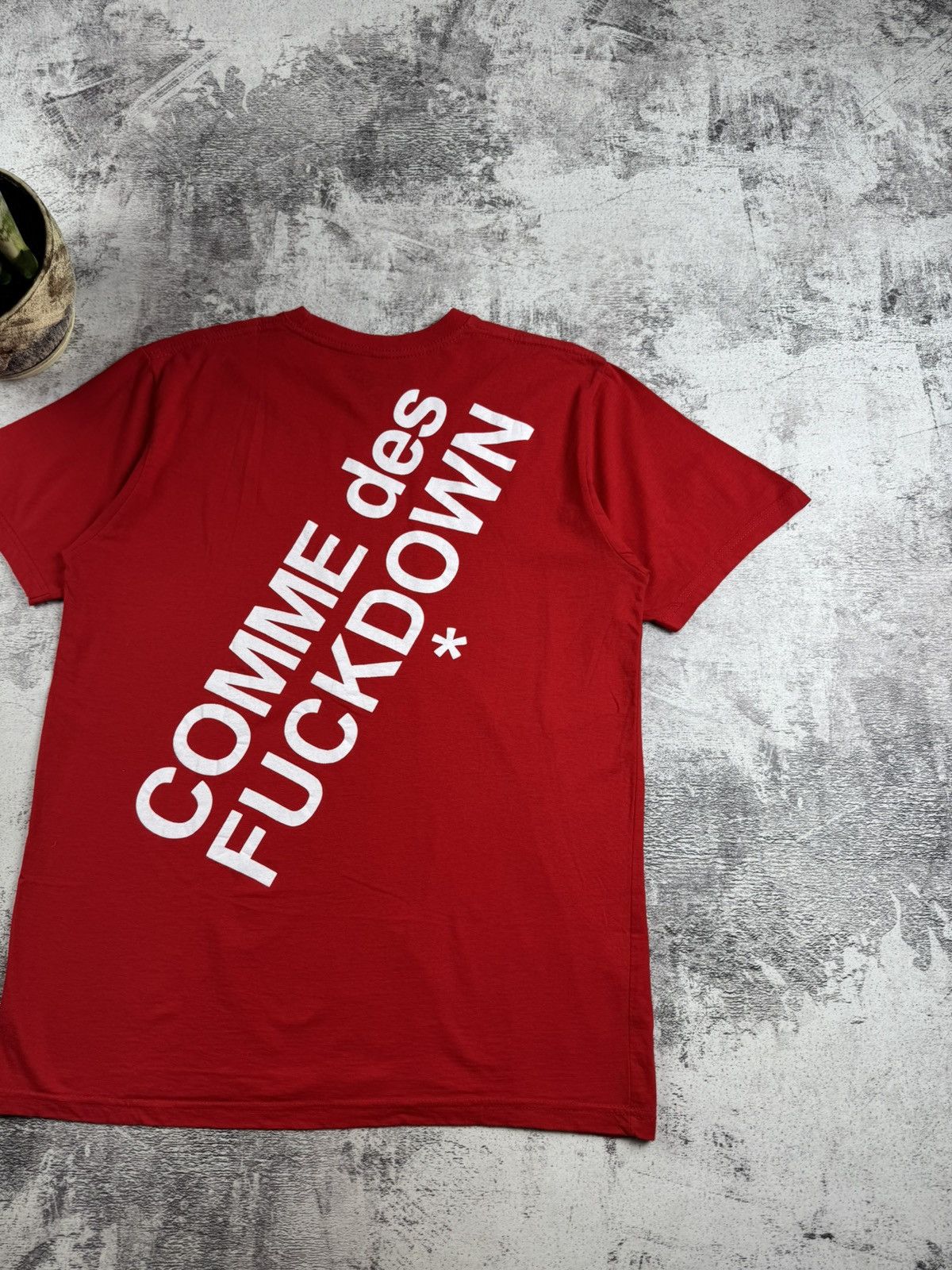 Comme Des Fuck Down Comme Des Fuckdown Men’s XLarge Red Logo Hip Hop Rap Cotton T Shirt Tee Jersey Size US XL / EU 56 / 4 - 12 Thumbnail