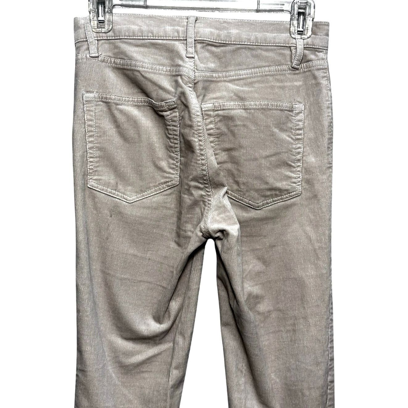 Loft Loft Corduroy Pants Mid Rise Tailored Tan Cream Women's 25 Size 25" / US 0 / IT 36 - 5 Thumbnail