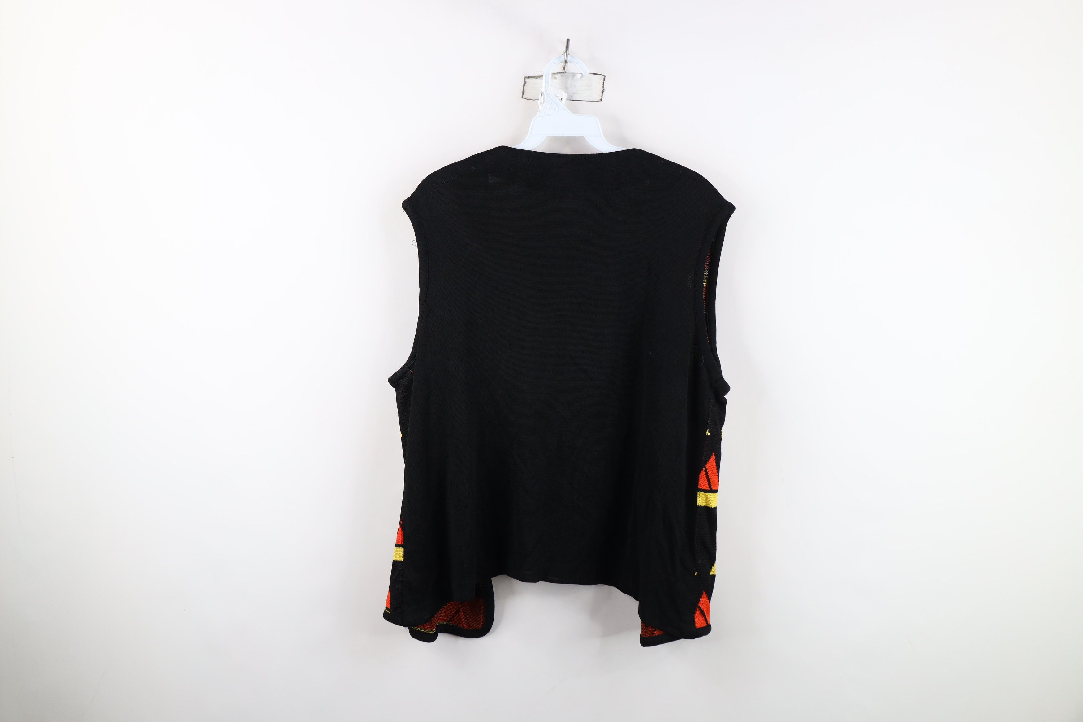 Vintage Vintage 60s 70s Streetwear Knit Open Front Sweater Vest Size L / US 10 / IT 46 - 11 Thumbnail