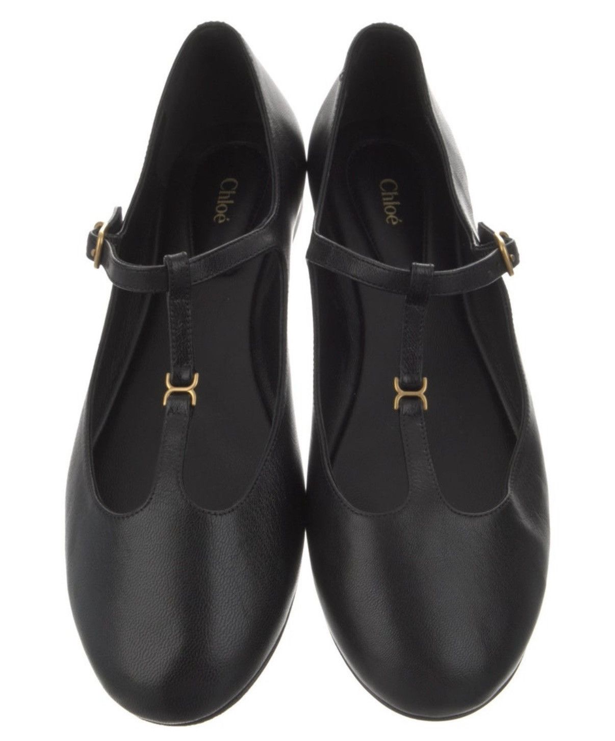 Chloe Chloé Leather Mary Jane flats Size US 6.5 / IT 36.5 - 1 Thumbnail