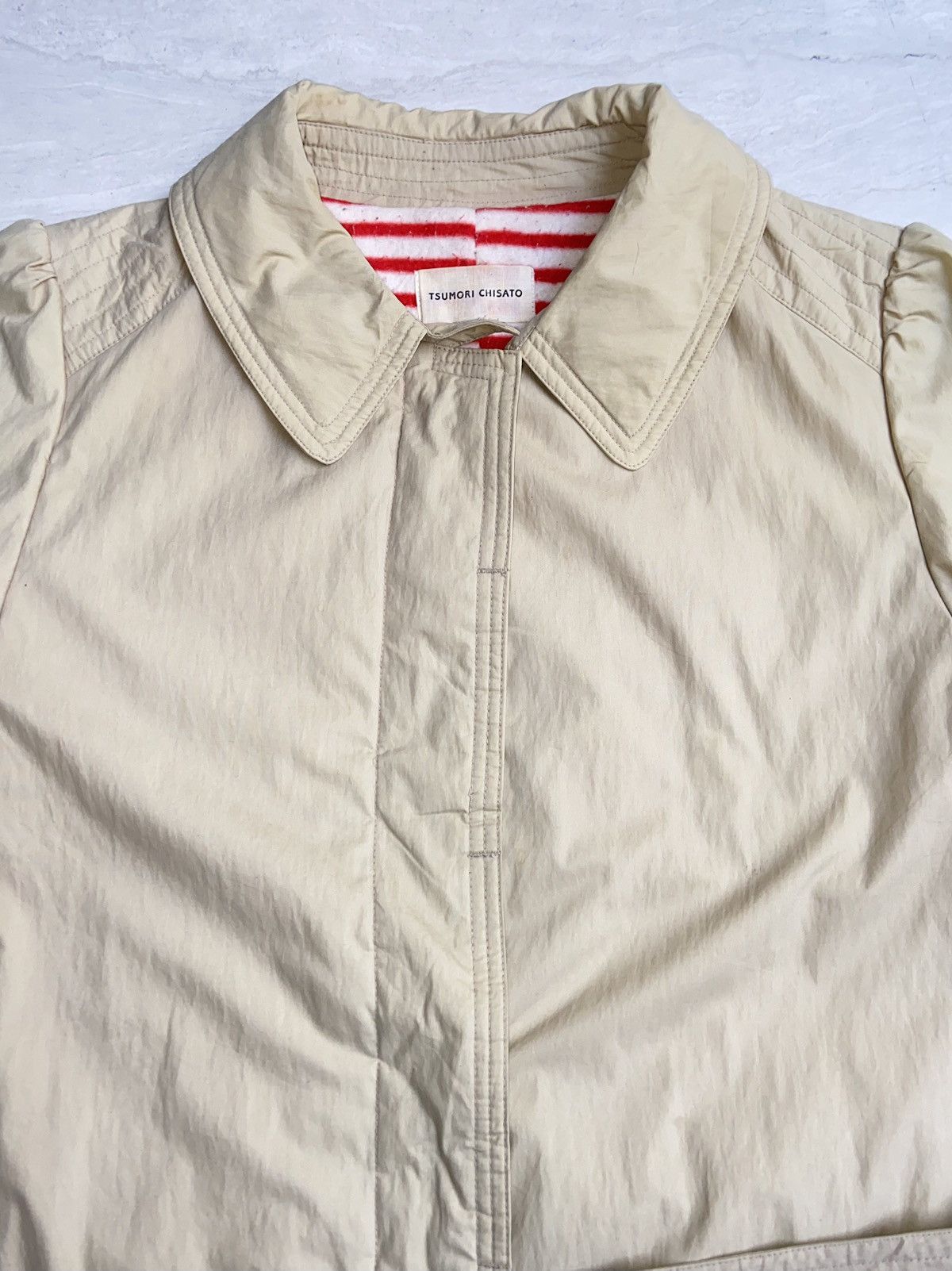 Issey Miyake TSUMORI CHISATO Cream Coats Size US M / EU 48-50 / 2 - 10 Thumbnail