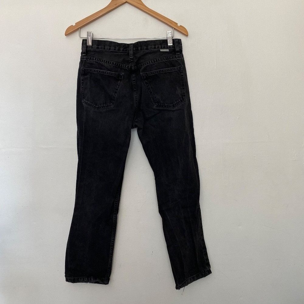 Boyish Boyish The Tommy High Rise Straight Grunge Jean in Black 27 Size 27" / US 4 / IT 40 - 4 Thumbnail