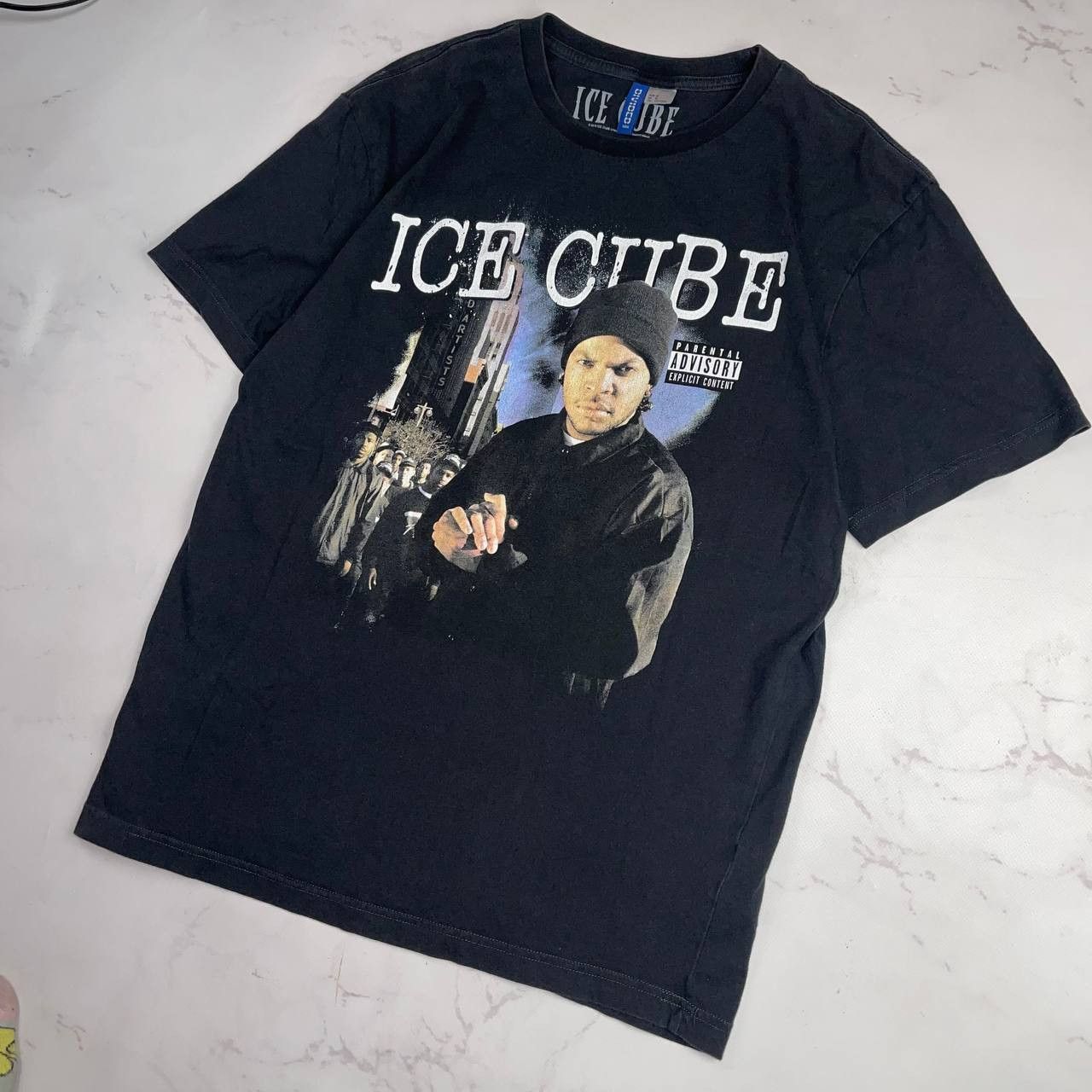 Vintage Rap x Vintage Tee Ice Cube Rap Graphic Tee Vintage Vibe Sz M Size US M / EU 48-50 / 2 - 3 Thumbnail