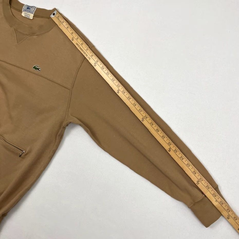 Lacoste VINTAGE Lacoste Sweatshirt Mens L Brown Crewneck Pullover Made in Japan RARE Izod Size US L / EU 52-54 / 3 - 6 Thumbnail