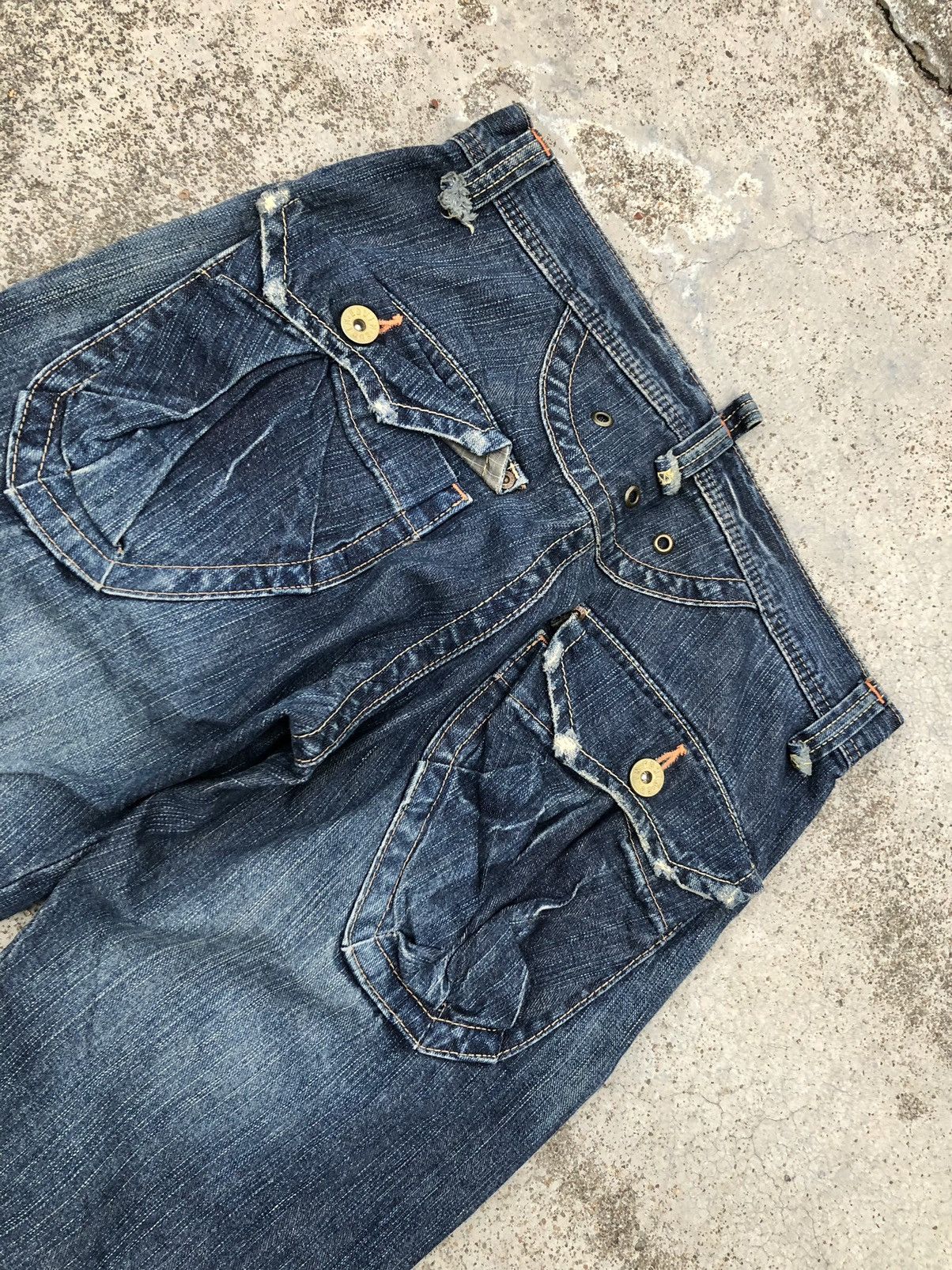 Edwin RARE⚡️⚡️EDWIN SIX POCKET TACTICAL/MULTIPOCKET BUSHPANT DENIM Size US 31 - 5 Thumbnail
