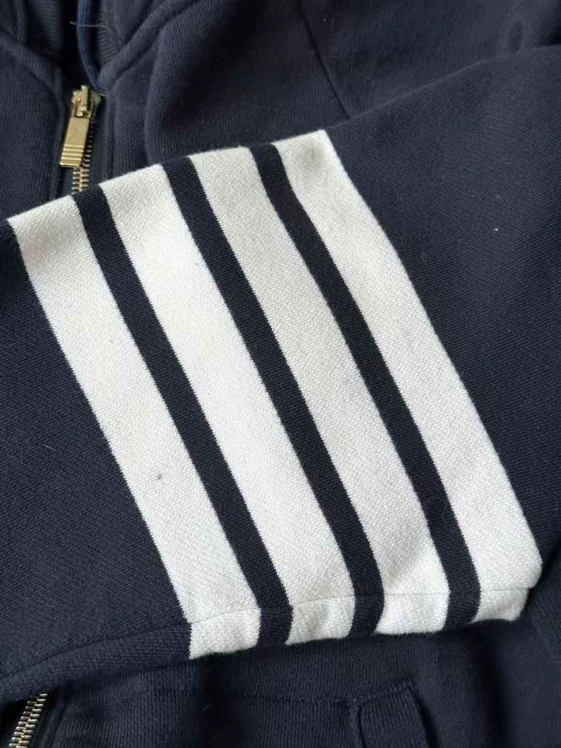 Thom Browne Thom Browne size4 Blue knit cardigan Size US XL / EU 56 / 4 - 5 Thumbnail