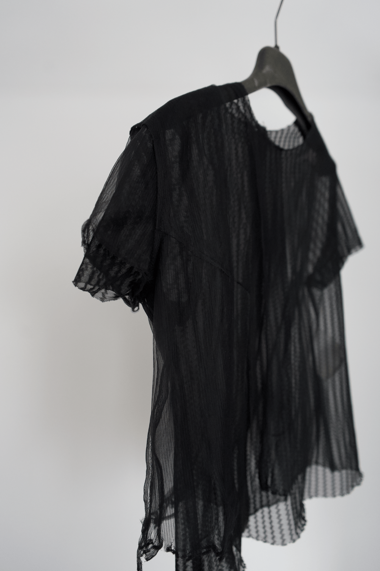 Comme des Garcons F/W 1999 back-zip layered asymmetrical blouse Size S / US 4 / IT 40 - 3 Thumbnail