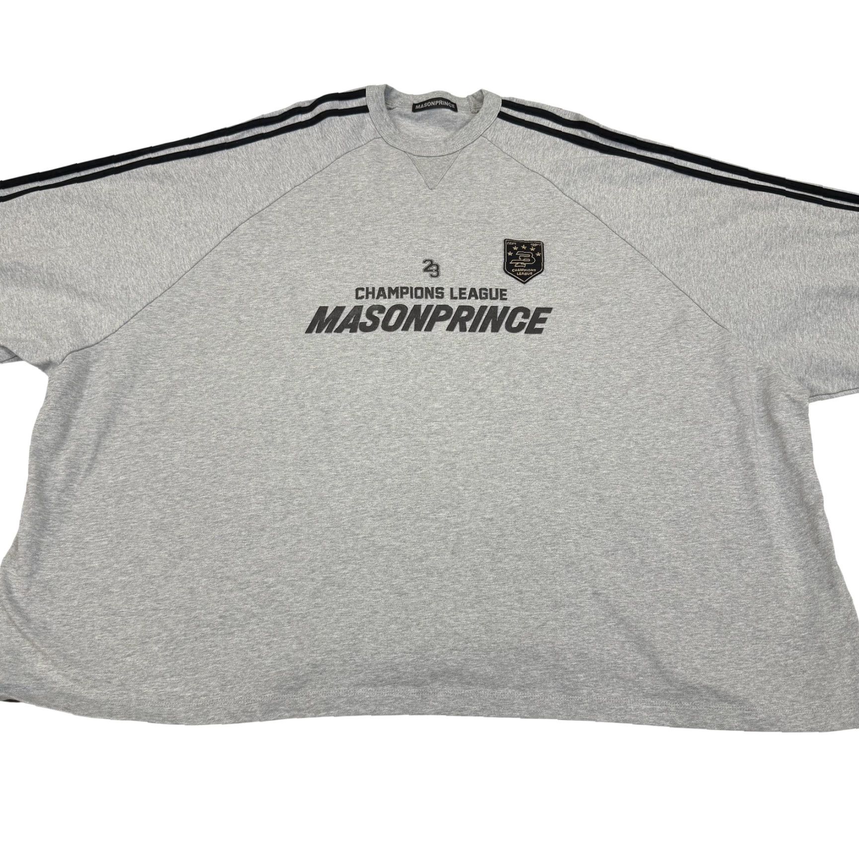 Champion Masonprince Sweatshirt Mens 5XL Gray Champions League Patch Soccer Crewneck Size US XXL / EU 58 / 5 - 2 Thumbnail