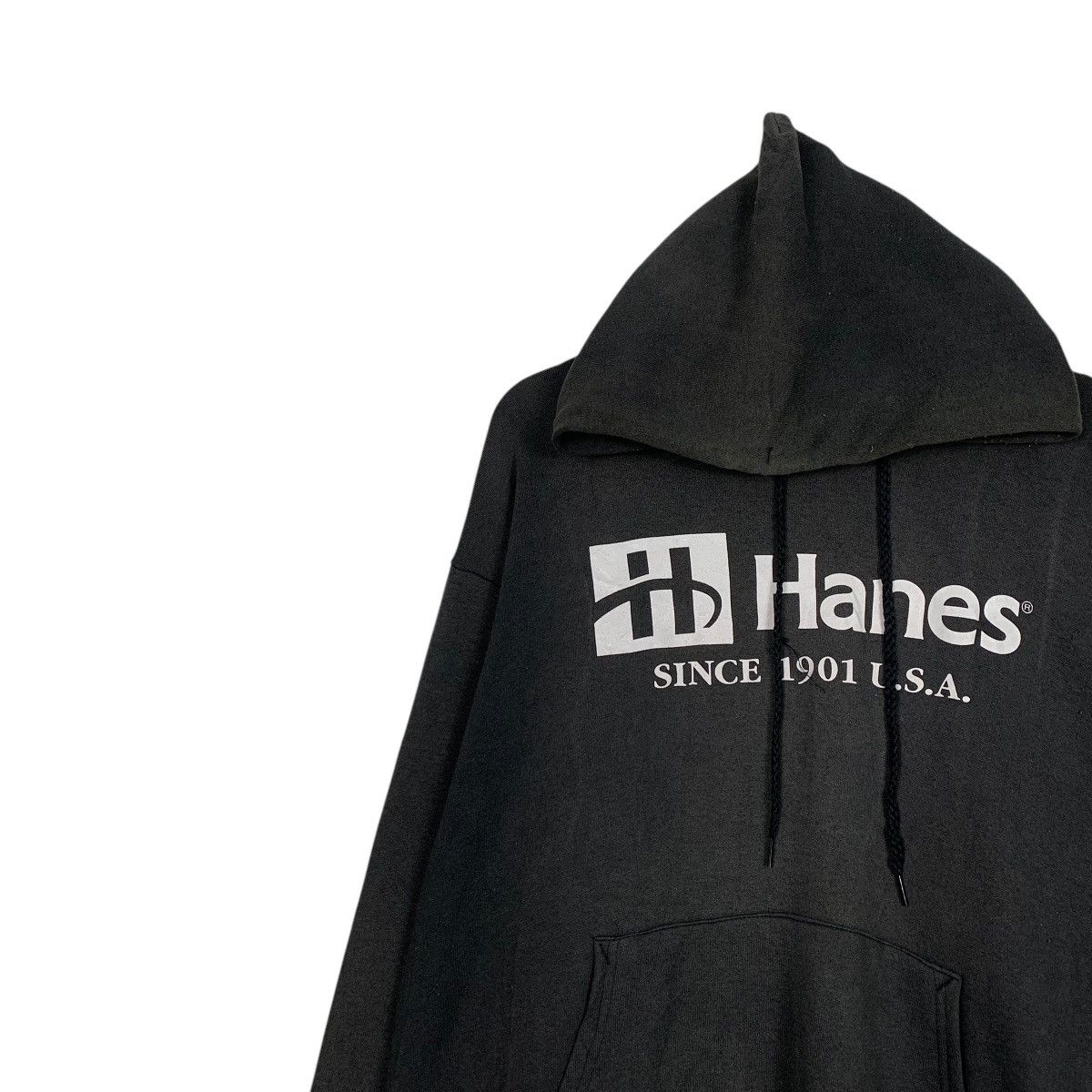 Hanes Vintage Hanes Big Logo Pullover Hoodie Size US L / EU 52-54 / 3 - 6 Thumbnail