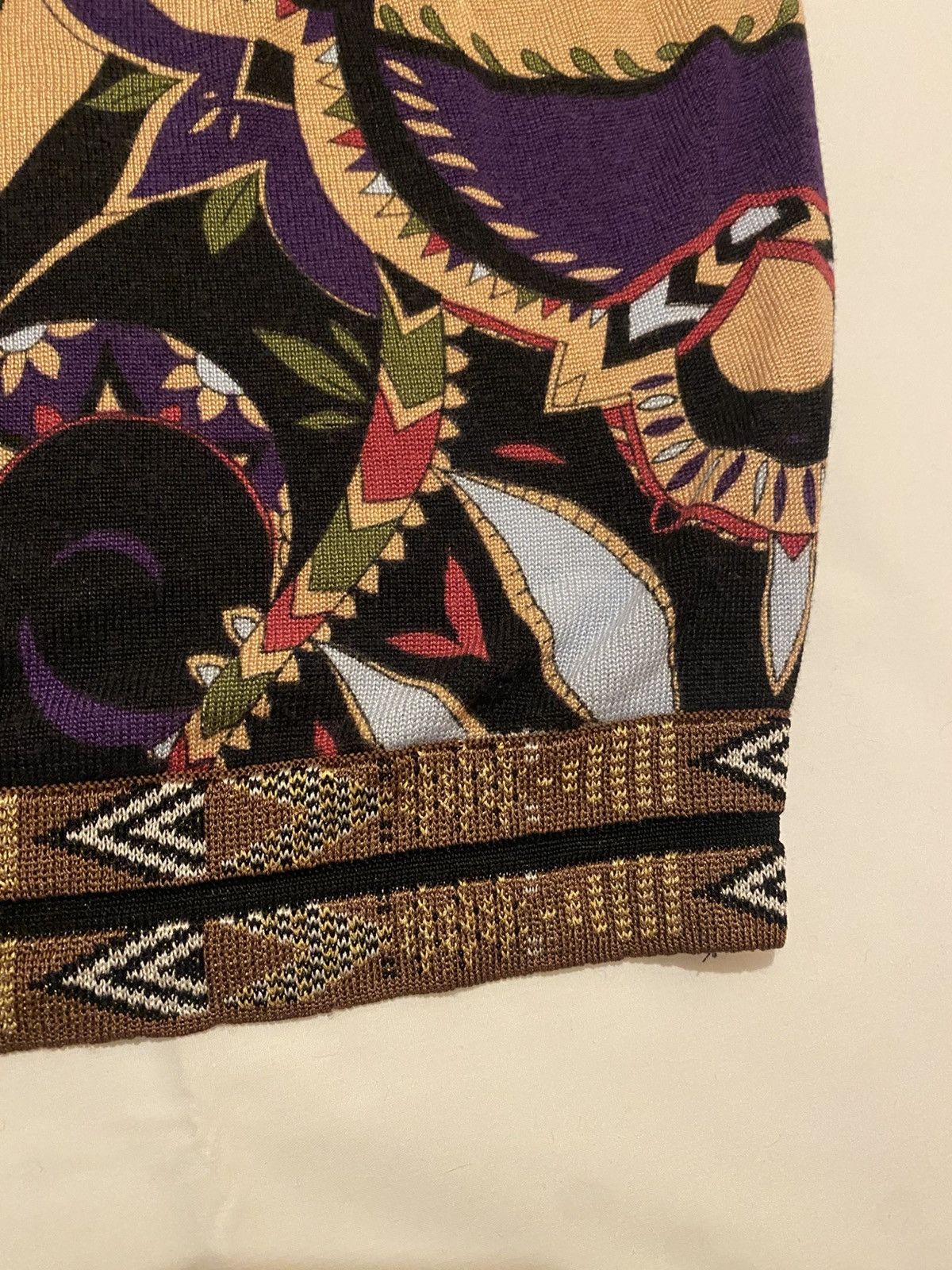 Custo Barcelona × Designer × Japanese Brand Sweaters art Custo Barcelona Crazy Knit print vintage Size M / US 6-8 / IT 42-44 - 5 Thumbnail