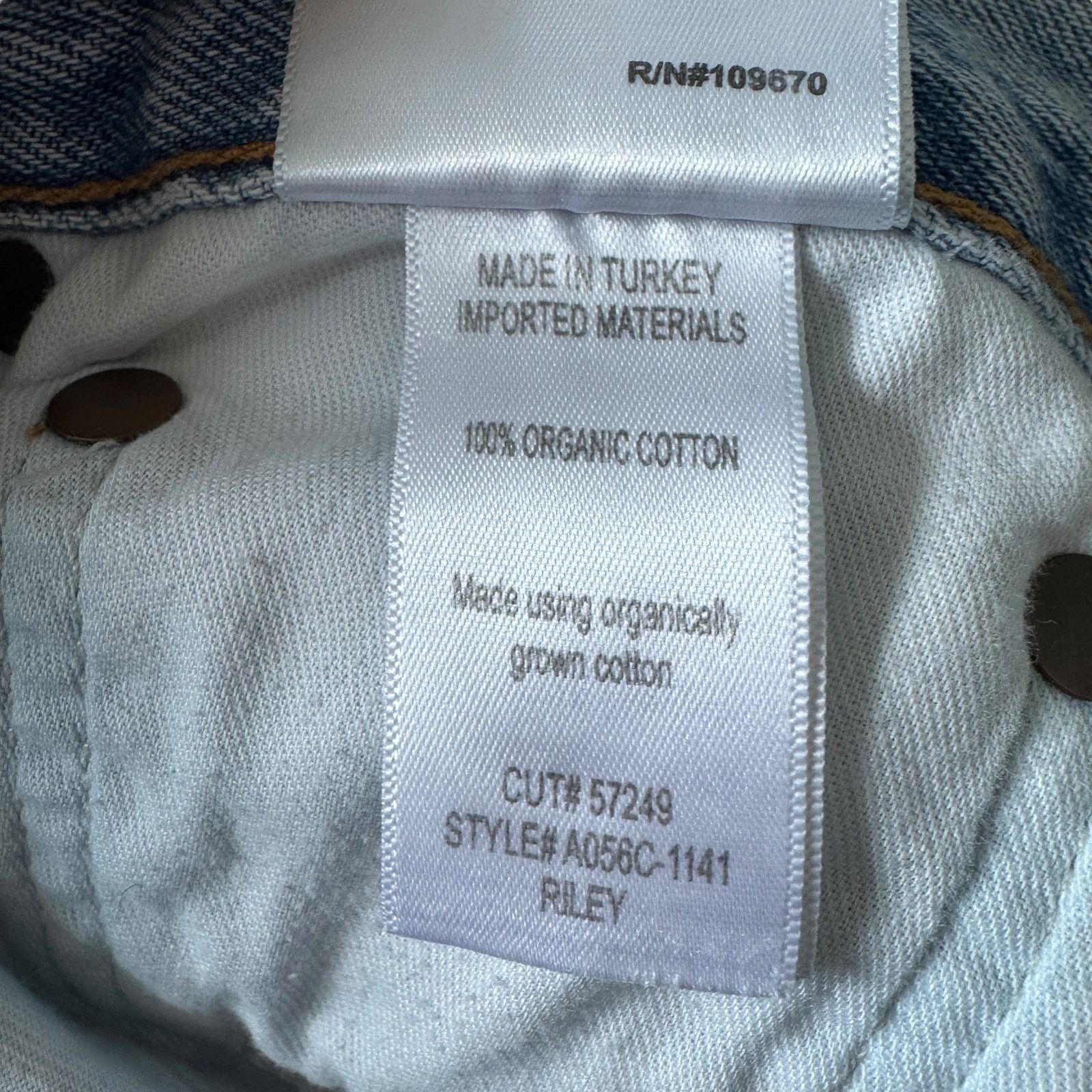 Agolde AGOLDE Riley High Rise Straight Crop Jean Dimension Wash Size 26" / US 2 / IT 38 - 9 Thumbnail