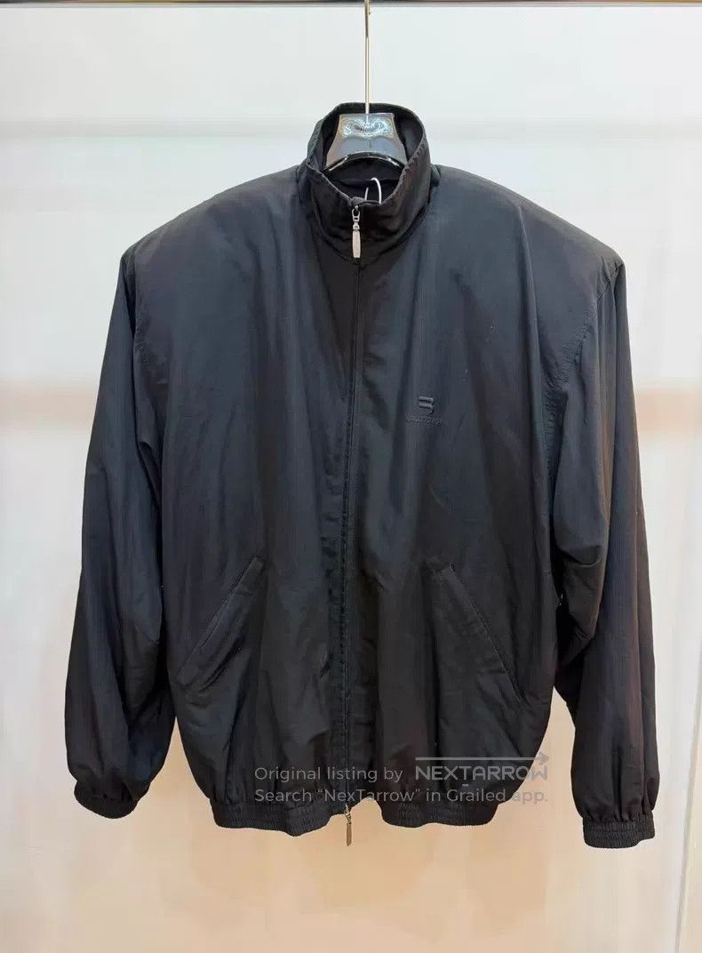 Balenciaga Balenciaga Solid Color Zipper Stand Collar Sports Long Sle Size US M / EU 48-50 / 2 - 1 Thumbnail