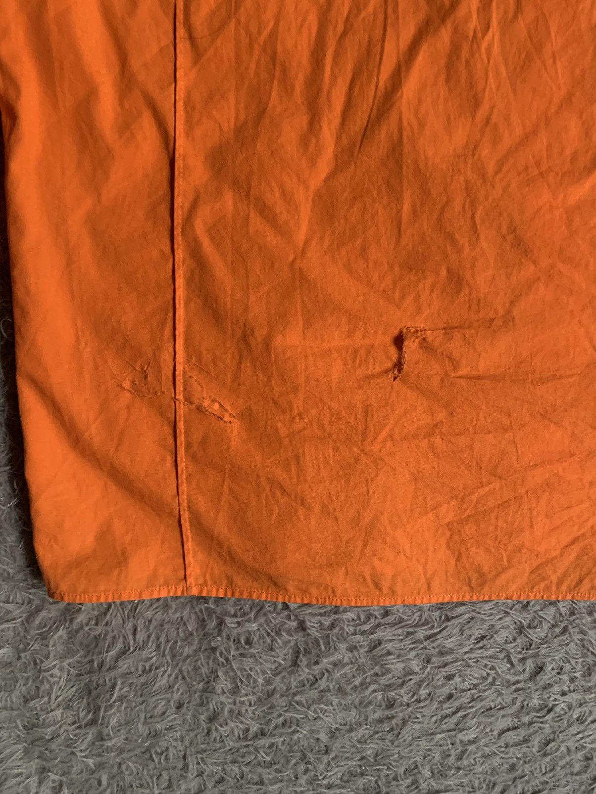 Jean Paul Gaultier Vintage 90s Junior Gaultier Orange Button Shirt Size US M / EU 48-50 / 2 - 8 Thumbnail