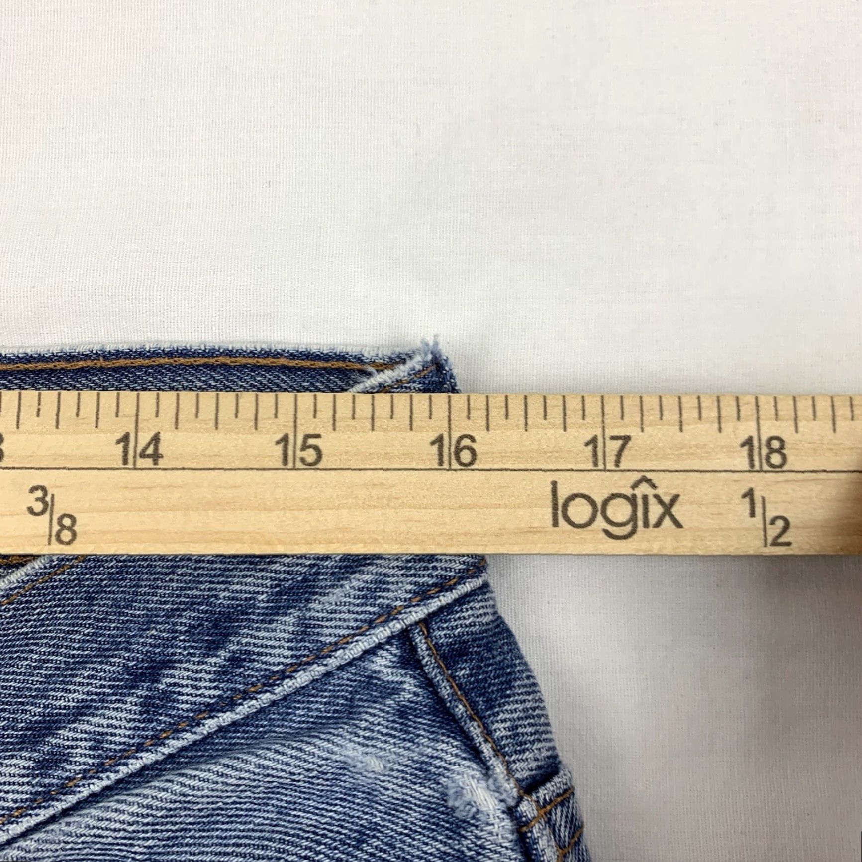 Old Navy VINTAGE Old Navy Jeans Men's 33 Blue Regular Fit Straight Leg Denim Y2K Grunge Size US 33 - 6 Thumbnail