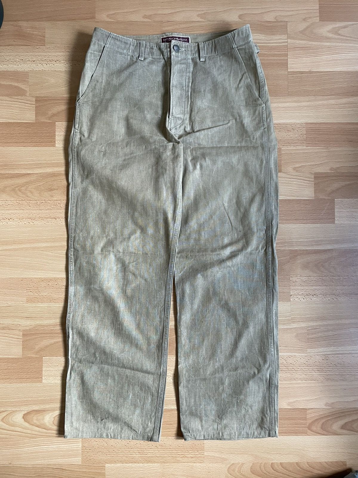 Beauty Beast Beauty Beast Rare Canvas Trousers Size US 30 / EU 46 - 1 Thumbnail