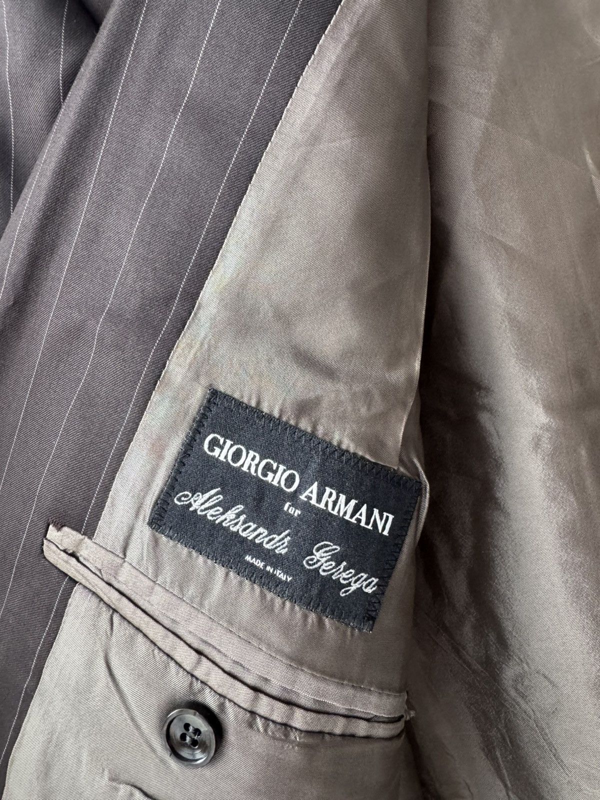 Giorgio Armani Authentic Giorgio Armani Borgo 21 Blazer Jacket Size 50L - 7 Thumbnail