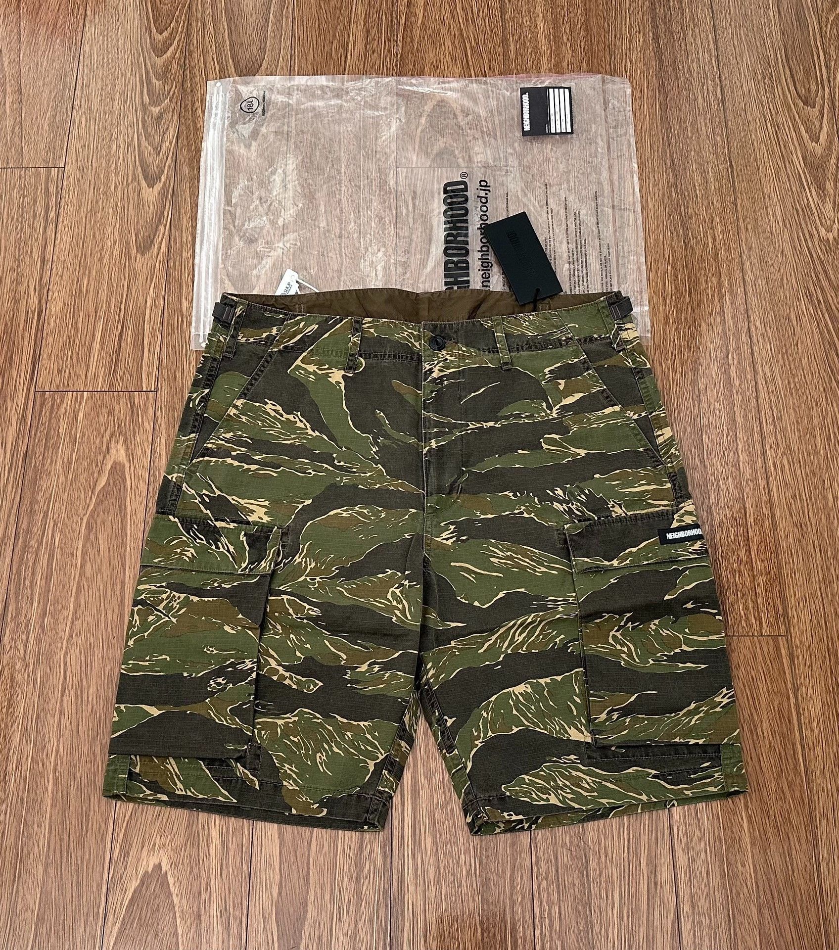 Neighborhood NEIGHBORHOOD MIL-BDU Tiger Camo Shorts Size US 36 / EU 52 - 1 Thumbnail