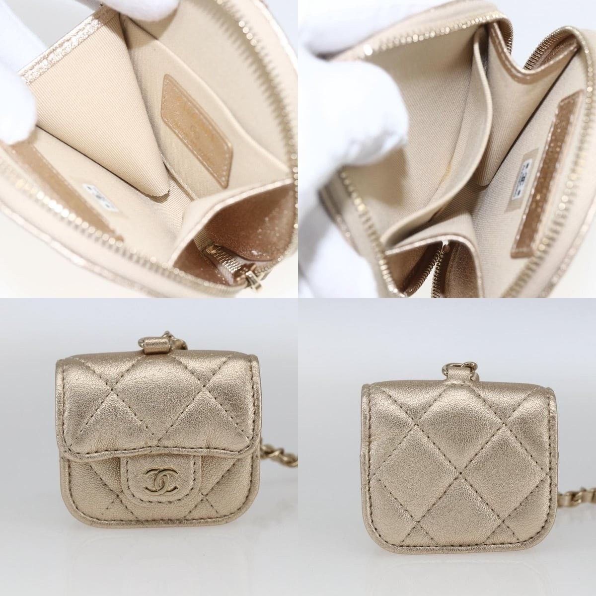 Chanel Chanel Matelasse Air Pods Case Coin Purse Size ONE SIZE - 7 Thumbnail