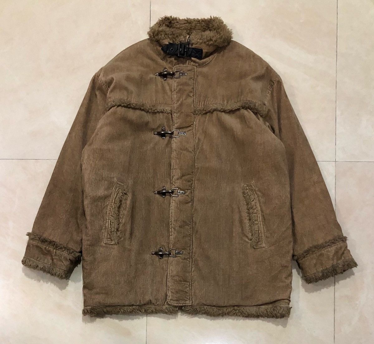 Japanese Brand Vintage Cool.d.s Conduray Lined Fleece Jacket Size 3XL Size US XXL / EU 58 / 5 - 2 Thumbnail