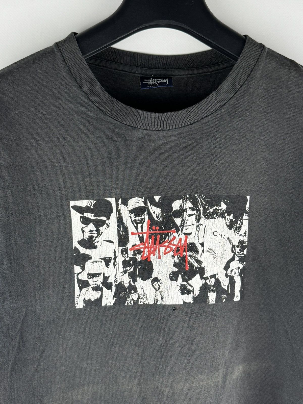 Stussy Vintage 90s Stussy Rap T-Shirt Made in USA 🇺🇸 Y2K Size US S / EU 44-46 / 1 - 2 Thumbnail