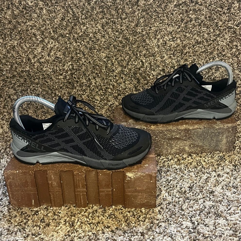 Merrell Merrell Bare Access Flex E-Mesh Trail Running Shoes Black 6 Size US 6 / IT 36 - 2 Thumbnail