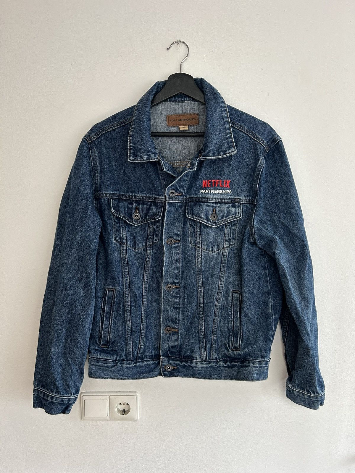 Port Authority × Vintage Netflix denim jacket port authority Size US L / EU 52-54 / 3 - 1 Thumbnail