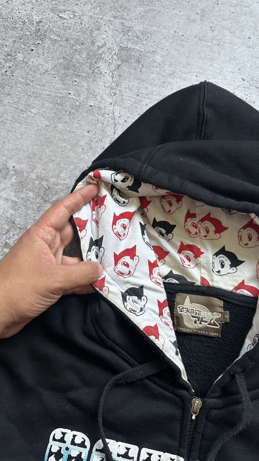 Anime Vintage Astro Boy Atom Holographic Logo Full Zip Hoodie Size US M / EU 48-50 / 2 - 9 Thumbnail