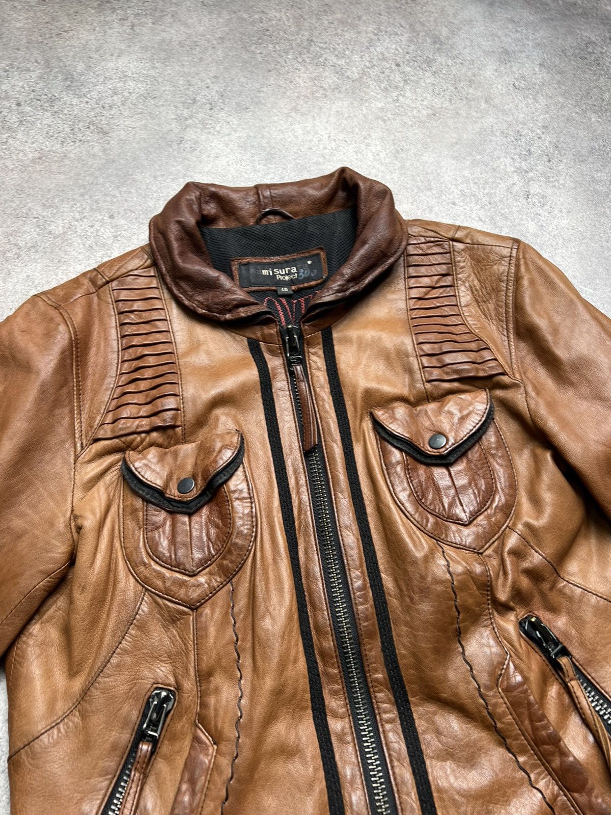 Hysteric Glamour Vintage faded leather japanese jacket Size S / US 4 / IT 40 - 5 Thumbnail