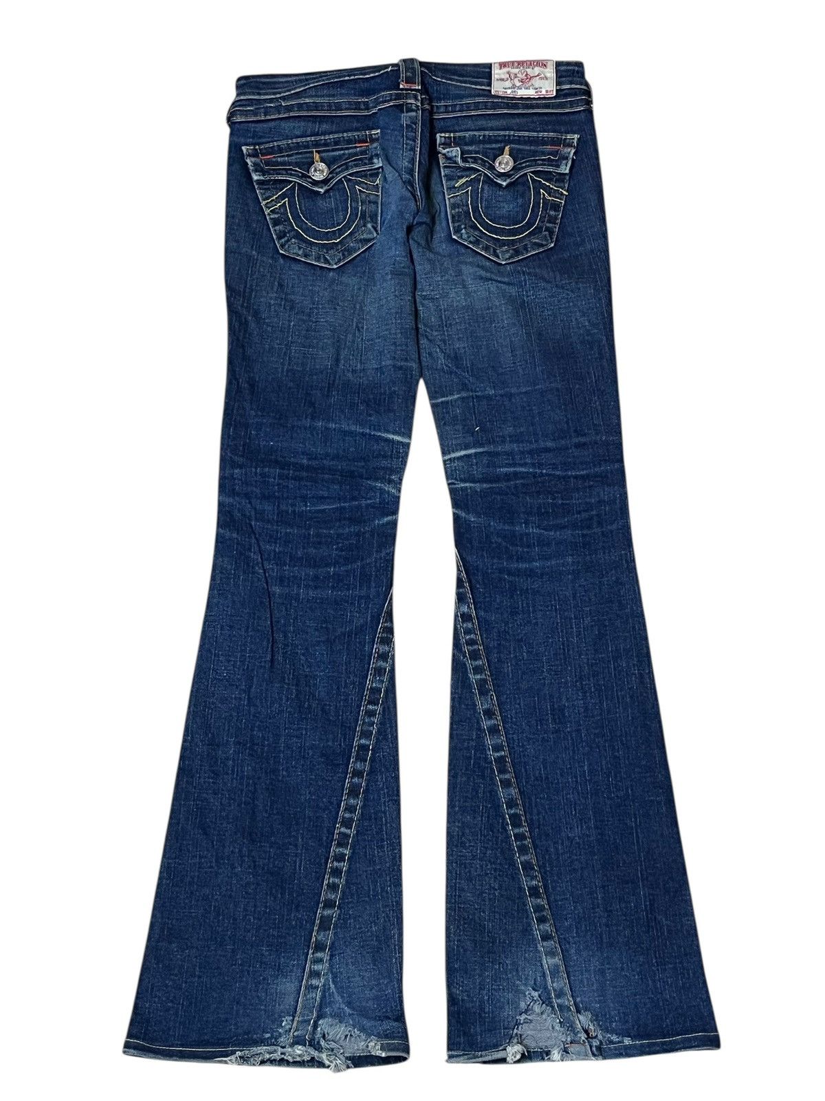 True Religion SICK🔥TRUE RELIGION JOEY flared low rise jeans Size US 28 / EU 44 - 3 Thumbnail