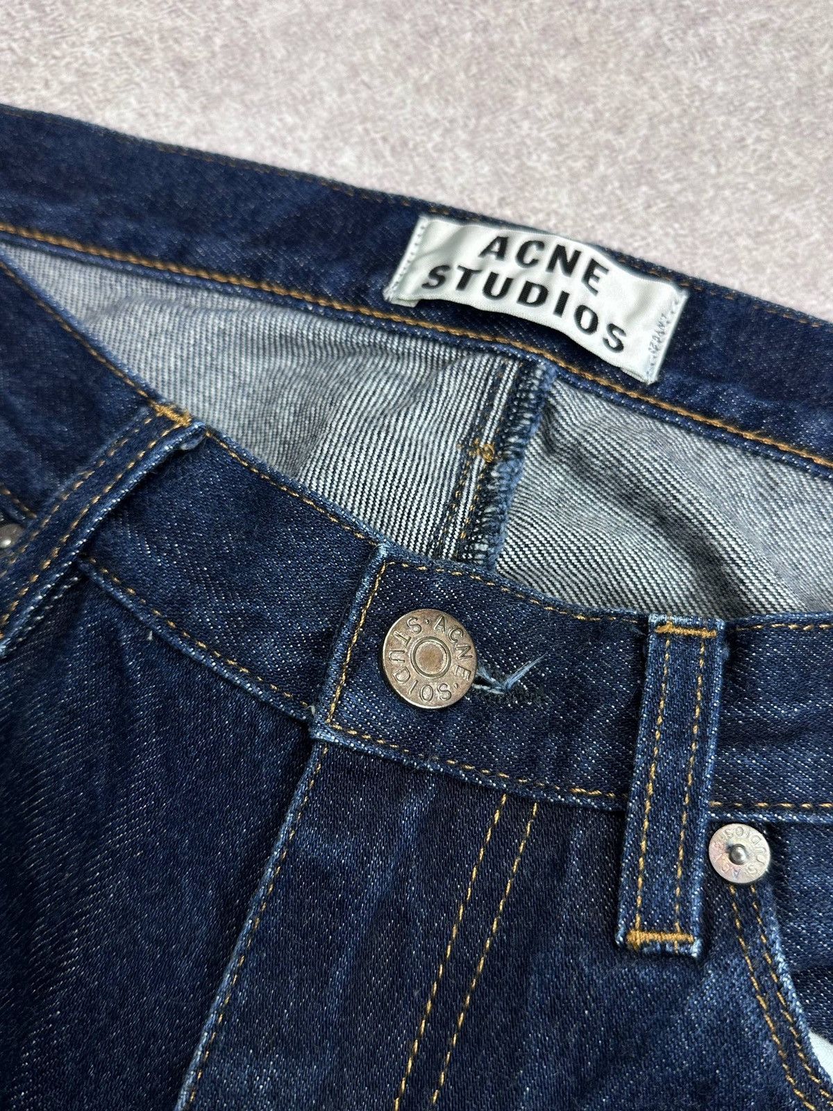 Acne Studios Acne Studios Max Raw Baggy Jeans 34 Size US 34 / EU 50 - 6 Thumbnail
