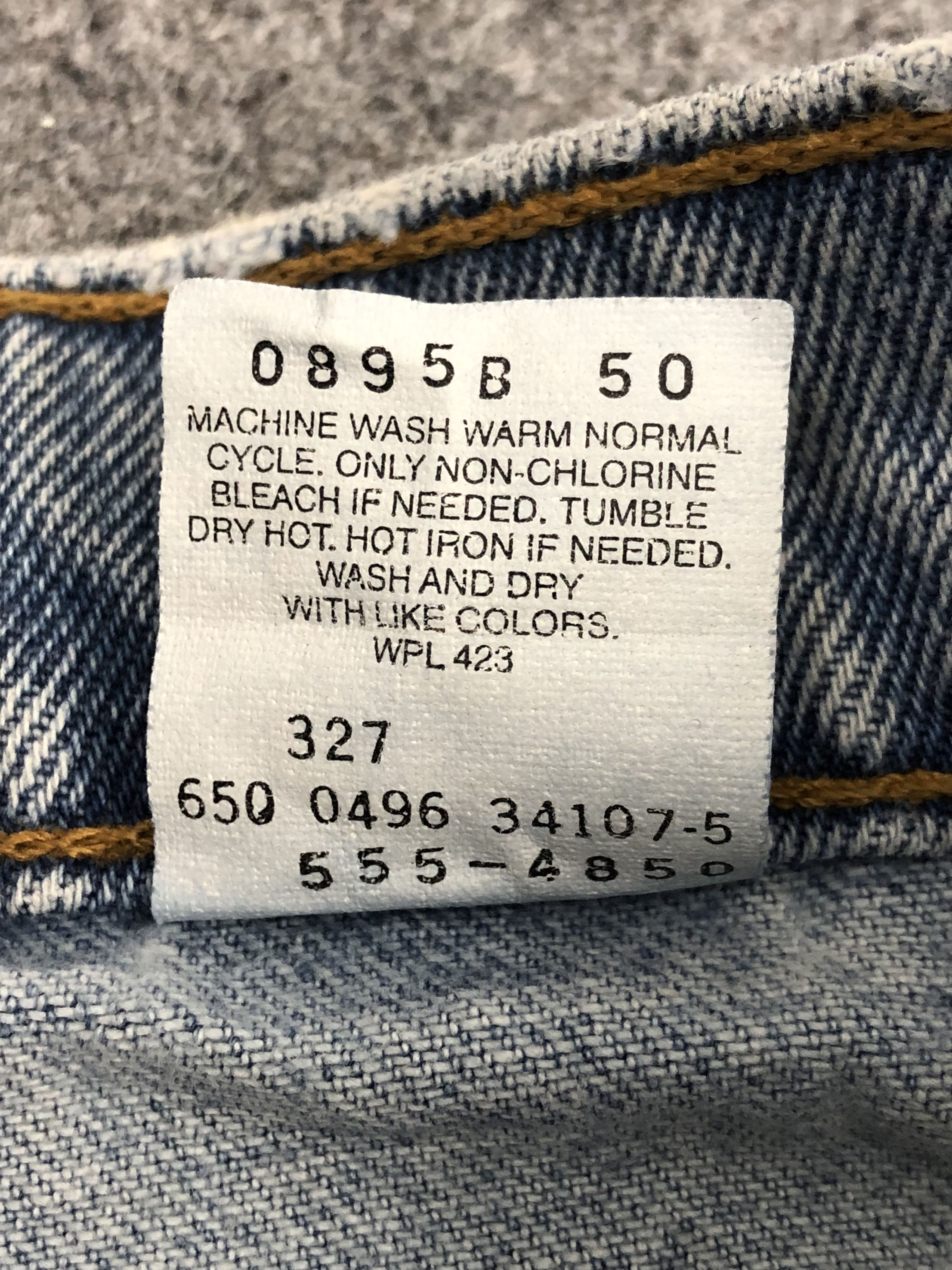 Levi's Vintage 90s Levis 555 Faded Blue Jeans DPP0222 Size US 32 / EU 48 - 8 Thumbnail