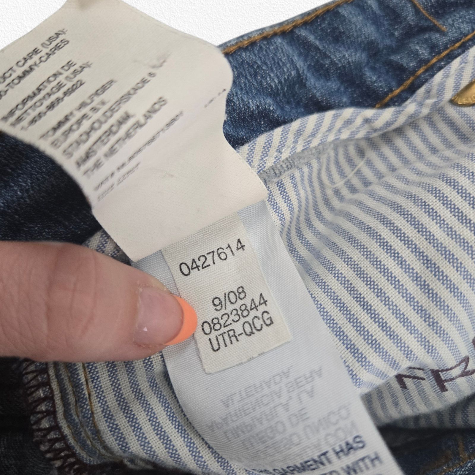 Tommy Hilfiger Tommy Hilfiger Y2K Low Rise Bootcut Jeans 2S Size 26" / US 2 / IT 38 - 7 Thumbnail