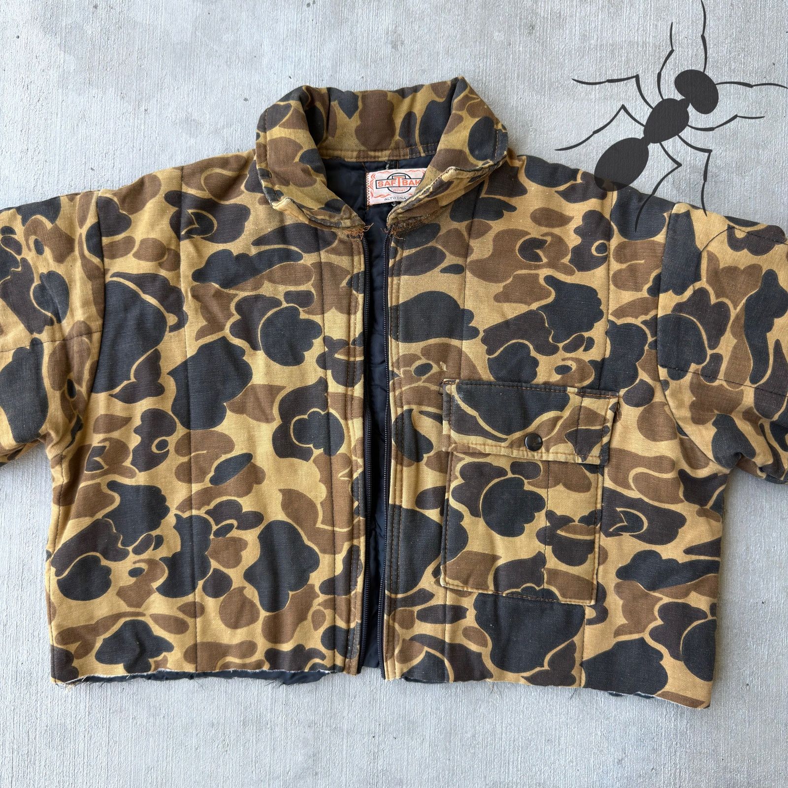 Vintage Duck Camo cropped work wear jacket Size US M / EU 48-50 / 2 - 3 Thumbnail