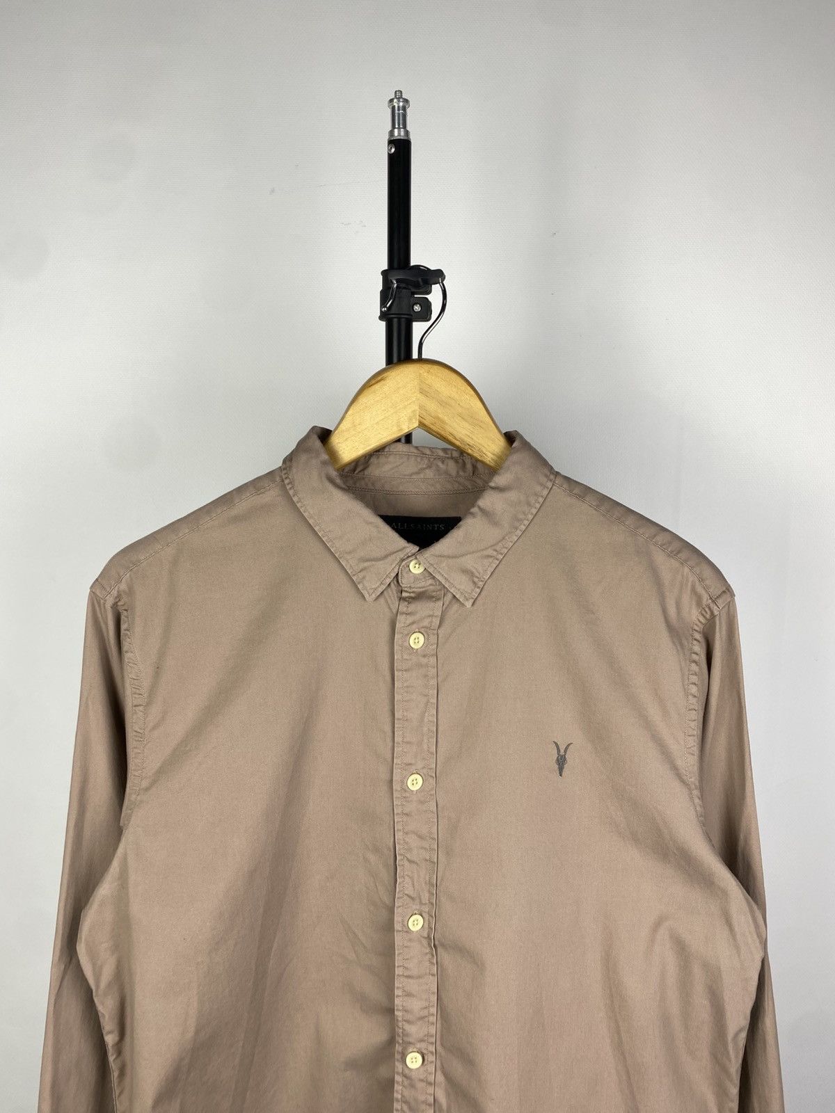 Allsaints × Vintage Luxury Allsaints 90s vintage shirt button up Size US L / EU 52-54 / 3 - 3 Thumbnail