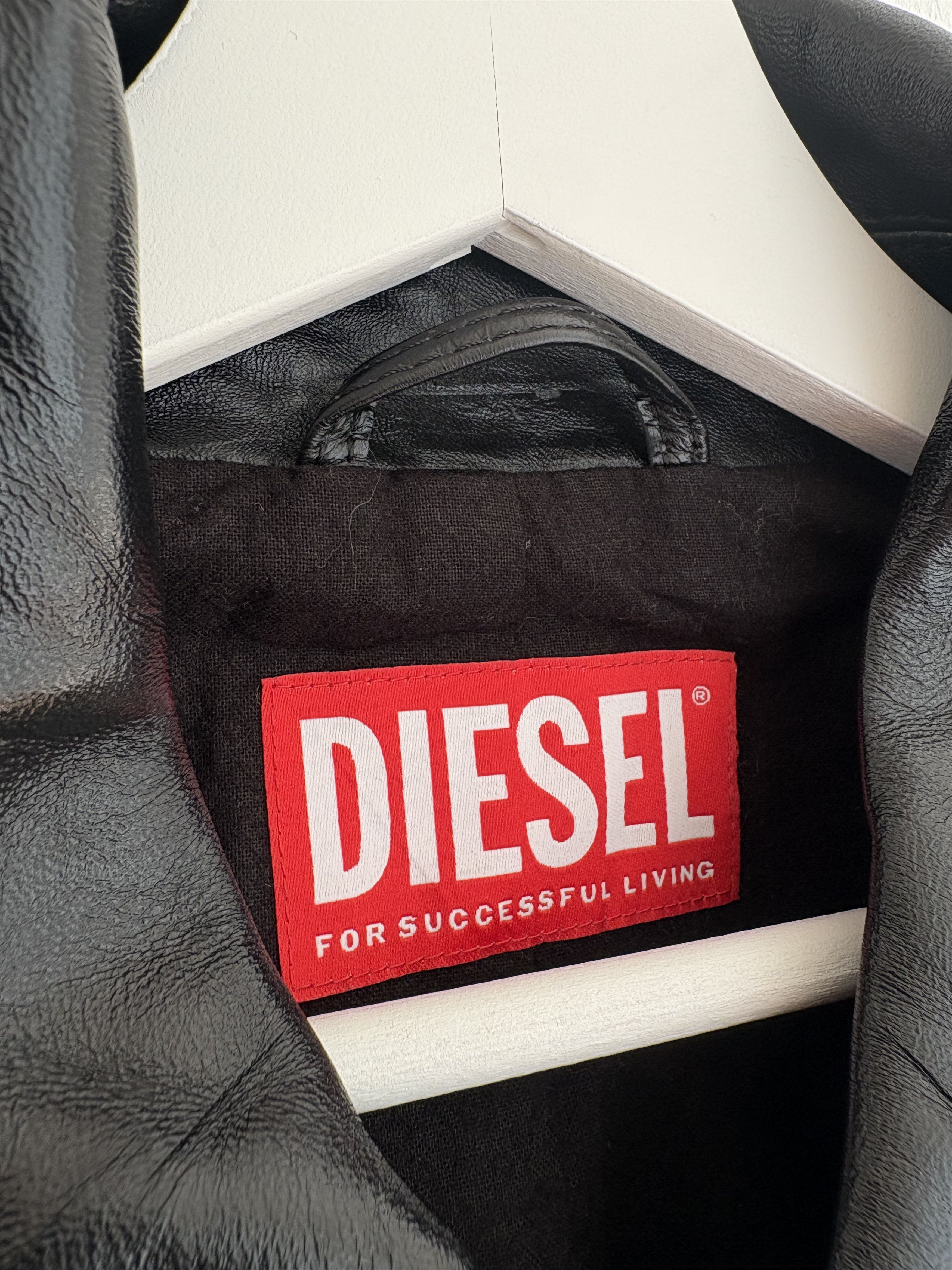 Diesel Diesel single-breasted leather coat Size US L / EU 52-54 / 3 - 3 Thumbnail