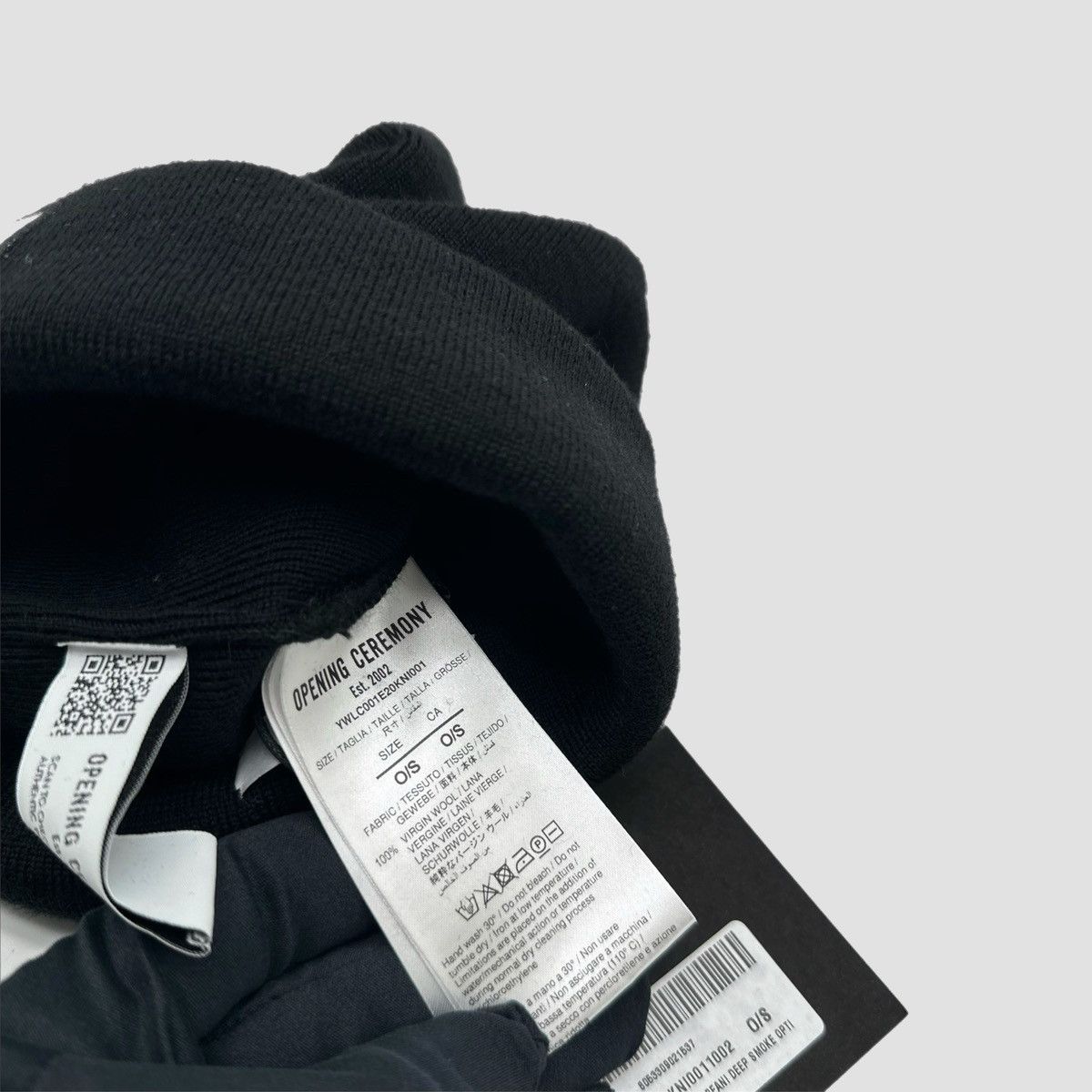 Opening Ceremony Opening Ceremony Box Logo Wool Beanie Size ONE SIZE - 8 Thumbnail